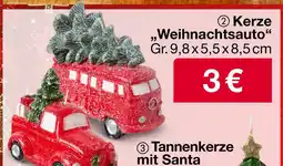 Woolworth Kerze weihnachtsauto Angebot