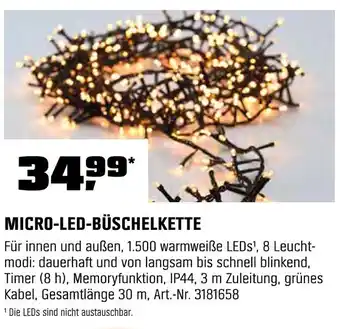 OBI Micro-led-büschelkette Angebot