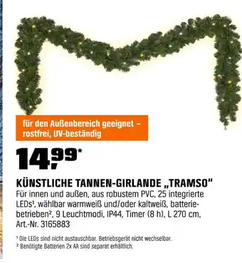 OBI Künstliche tannen-girlande „tramso“ Angebot