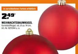 OBI Weihnachtsbaumkugel Angebot