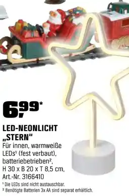 OBI Led-neonlicht 'stern' Angebot