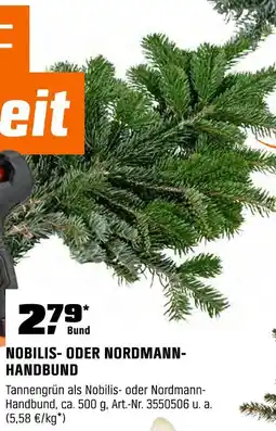 OBI Nobilis- oder nordmann-handbund Angebot