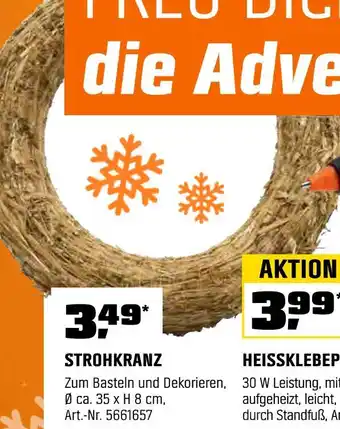 OBI Strohkranz Angebot