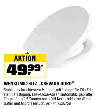 OBI Wenko wc-sitz „crevada duro“ Angebot