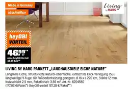 OBI Living by haro landhausdiele eiche nature Angebot