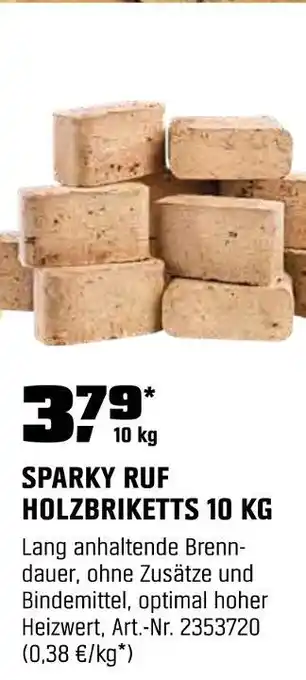 OBI Sparky ruf holzbriketts Angebot