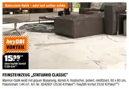OBI Feinsteinzeug „statuario classic“ Angebot