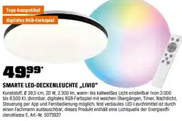 OBI Smarte led-deckenleuchte „livio” Angebot