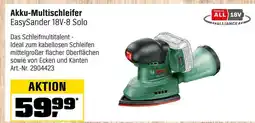 OBI Bosch akku-multischleifer easysander 18v-8 solo Angebot
