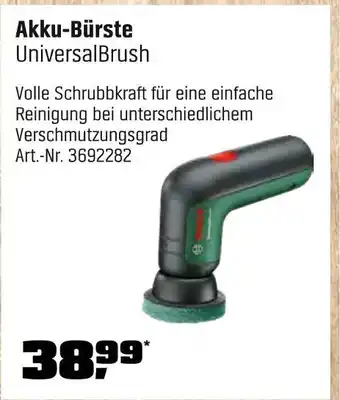 OBI Bosch akku-bürste universalbrush Angebot