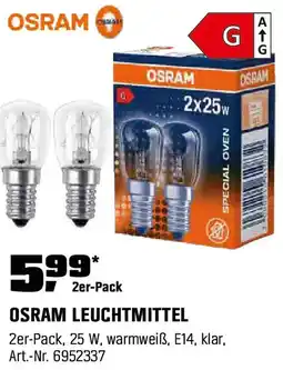 OBI Osram leuchtmittel Angebot