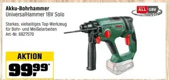 OBI Bosch akku-bohrhammer universalhammer 18v solo Angebot
