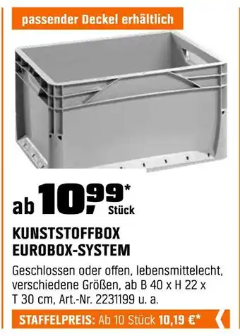 OBI Kunststoffbox eurobox-system Angebot