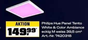 OBI Philips hue panel tento white & color ambiance Angebot