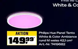 OBI Philips hue panel tento white & color ambiance rund m weiss Angebot