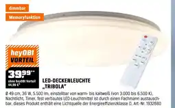 OBI Led-deckenleuchte tribola Angebot