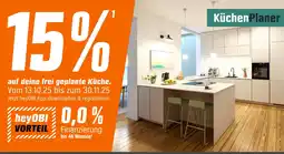 OBI Küchenplaner 15 % auf deine frei geplante küche Angebot