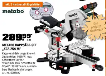 OBI Metabo kappsäge-set „kgs 254 m“ Angebot