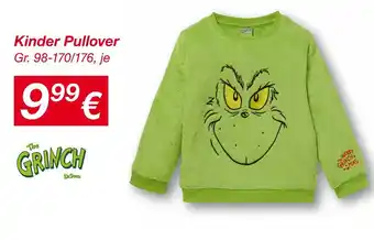 KiK The grinch kinder pullover Angebot