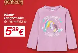 KiK Academy kinder langarmshirt Angebot