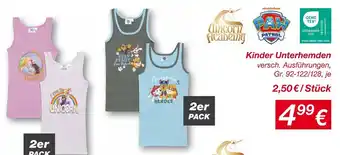 KiK Kinder unterhemden Angebot