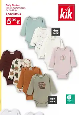 KiK Baby bodies Angebot