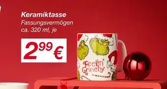 KiK Keramiktasse Angebot