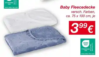 KiK Baby fleecedecke Angebot