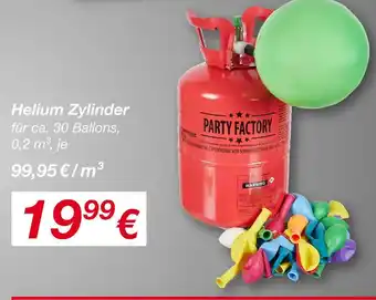 KiK Party factory helium zylinder Angebot