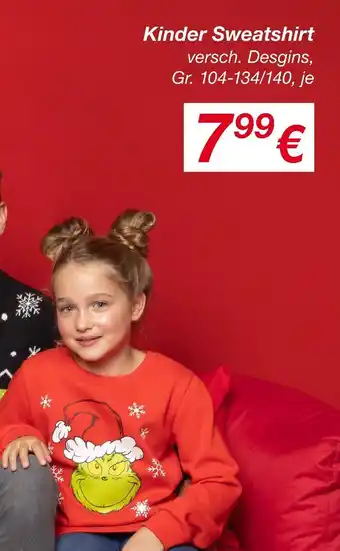 KiK Kinder sweatshirt Angebot
