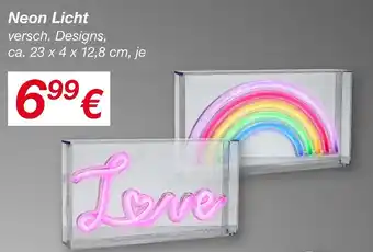 KiK Neon licht Angebot