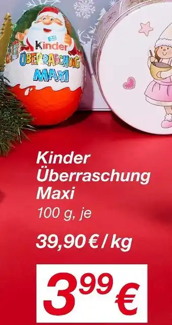 KiK Kinder überraschung maxi Angebot