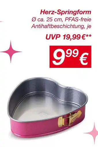 KiK Herz-springform Angebot