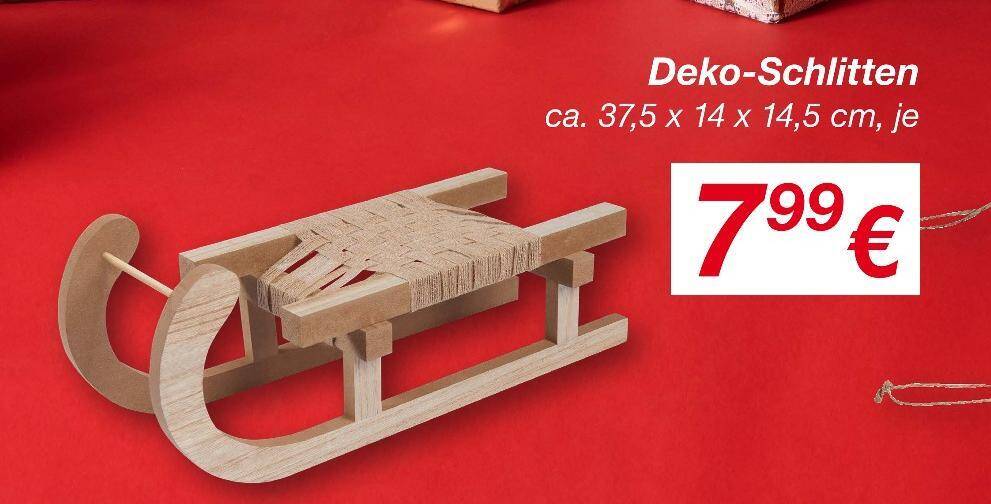 Deko-schlitten Angebot bei KiK