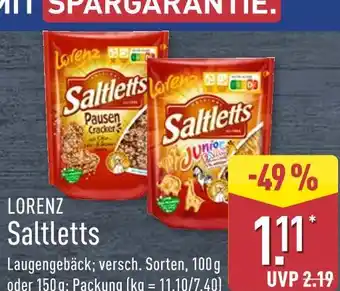 Aldi Nord Lorenz saltletts pausen cracker Angebot