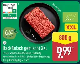 Aldi Nord Bio hackfleisch gemischt xxl Angebot