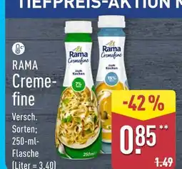 Aldi Nord Rama cremfine Angebot
