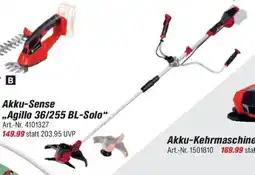 toom Baumarkt Einhell Akku-Sense ,,Agillo 36/255 BL-Solo" Angebot