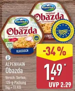 Aldi Nord Alpenhain obazda klassisch Angebot