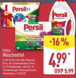 Aldi Nord Persil color discs Angebot