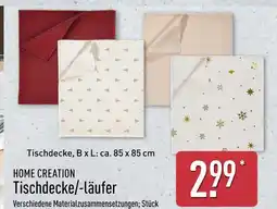 Aldi Nord Home creation tischdecke/-läufer Angebot