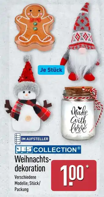 Aldi Nord Jes collection weihnachtsdekoration Angebot