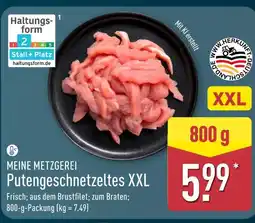 Aldi Nord Meine metzgerei putengeschnetzeltes xxl Angebot