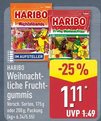 Aldi Nord Haribo weihnachtliche fruchtgummis wichtelbande Angebot