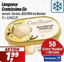 Simmel Langnese Cremissimo Eis Angebot