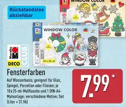 Aldi Nord Marabu window color fensterfarben Angebot