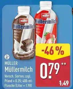 Aldi Nord Müller müllermilch schoko-geschmack Angebot