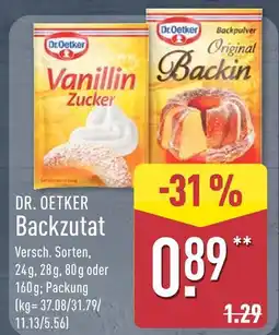 Aldi Nord Dr. oetker vanillin zucker Angebot