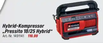 toom Baumarkt Einhell Hybrid-Kompressor ,,Pressito 18/25 Hybrid" Angebot