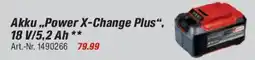 toom Baumarkt Einhell Akku,,Power X-Change Plus", Angebot